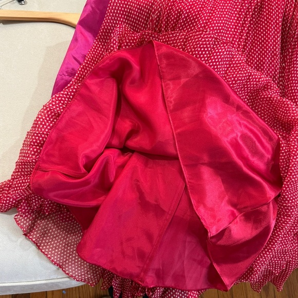 Laundry Shelly Segall Silk Polka Dot Halter Neck Dress - Picture 11 of 11